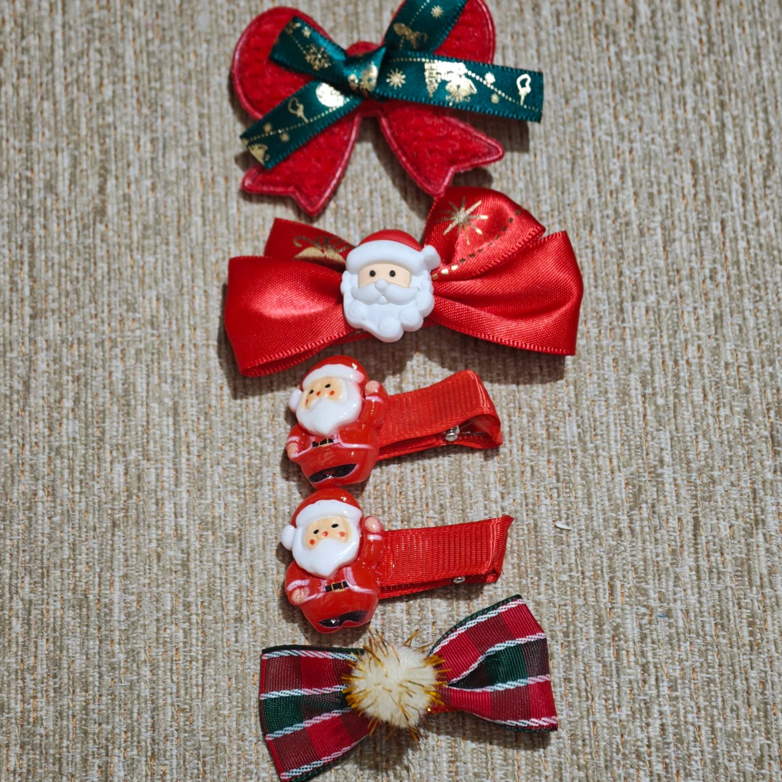 Pinza de pelo navidad 